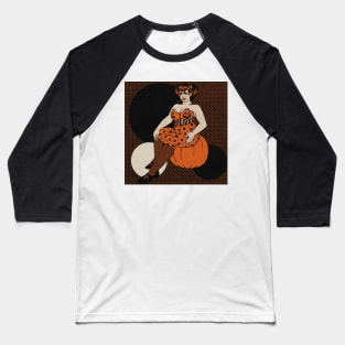 Pumpkin Girl Baseball T-Shirt